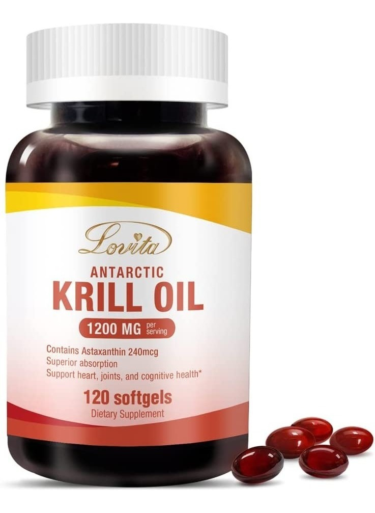 Salud y Equipamiento Médico - Aceite De Krill Lovita 120 Cap 0