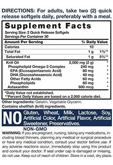 Salud y Equipamiento Médico - Aceite De Krill Antartico Horbaach 2000 Mg | 60 Capsulas 2
