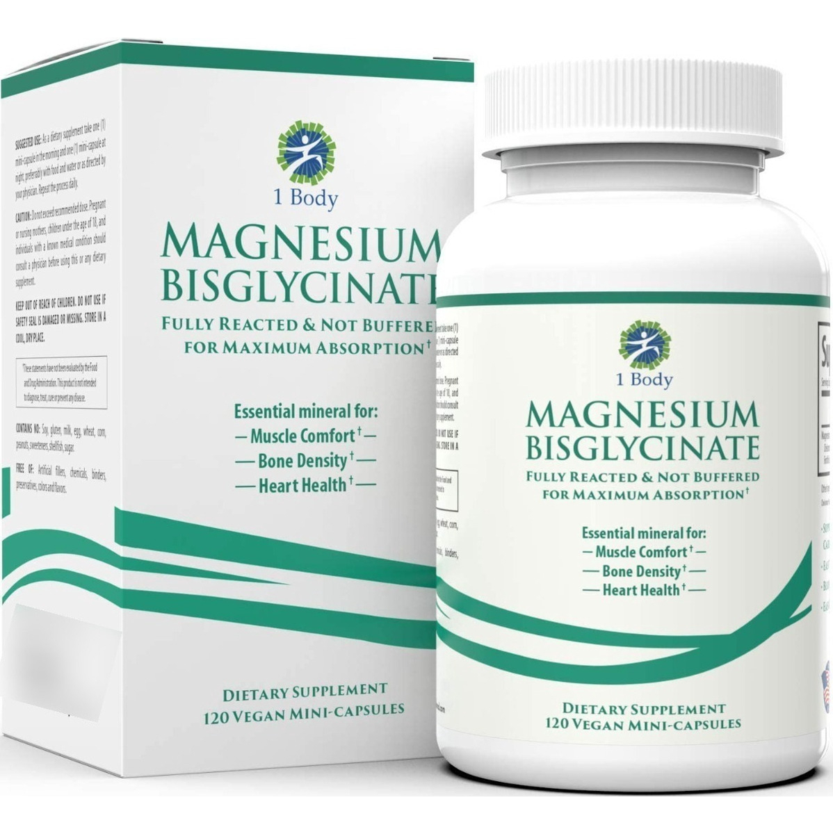 Salud y Equipamiento Médico - Bisglicinato De Magnesio 1 Body
