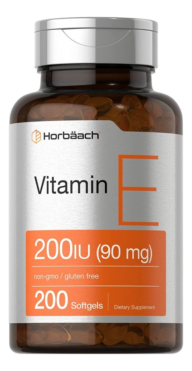 Salud y Equipamiento Médico - Vitamin E 200 Capsulas Horbaach 0