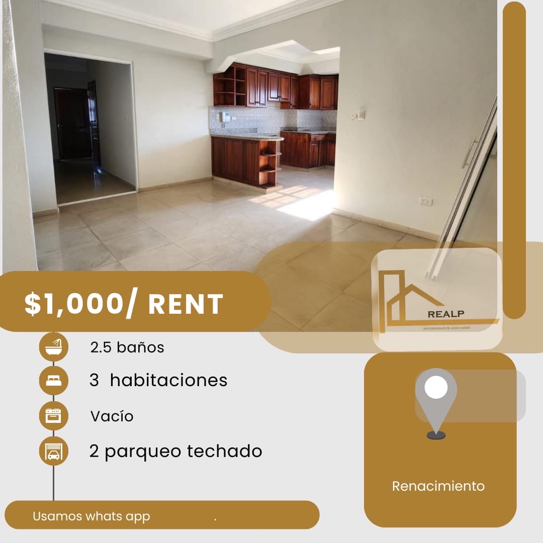 apartamentos - hermoso apartamento en el renacimiento  0