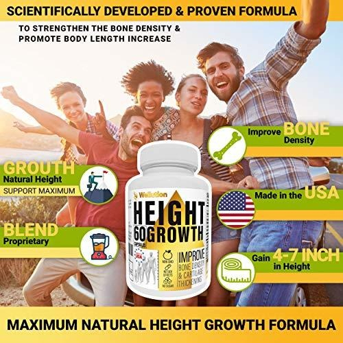 Salud y Equipamiento Médico - Height Growth Maximizer Supplement - Pildoras De Altura Natu 5