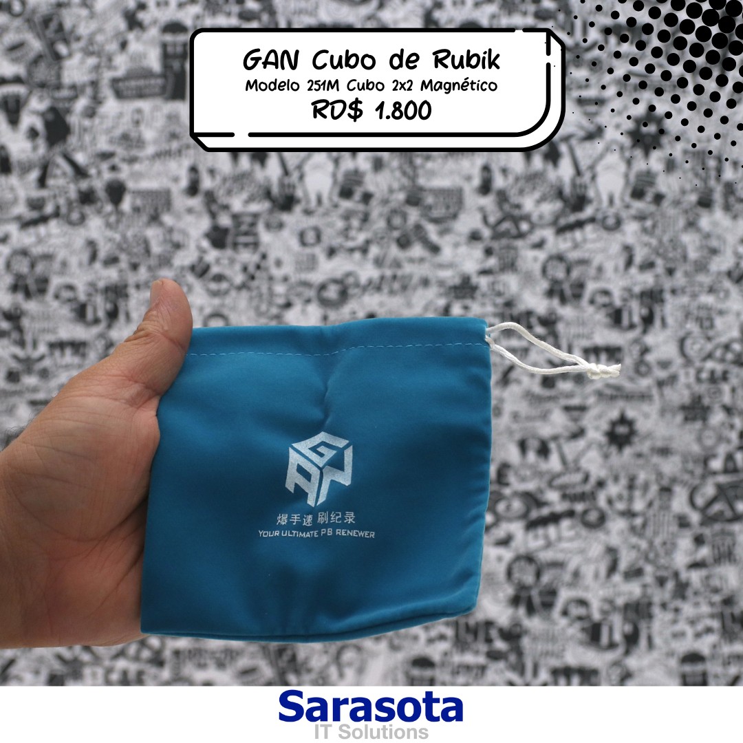hobby y coleccion - GAN Cubo Rubik 2X2 modelo GAN251M magnético 3