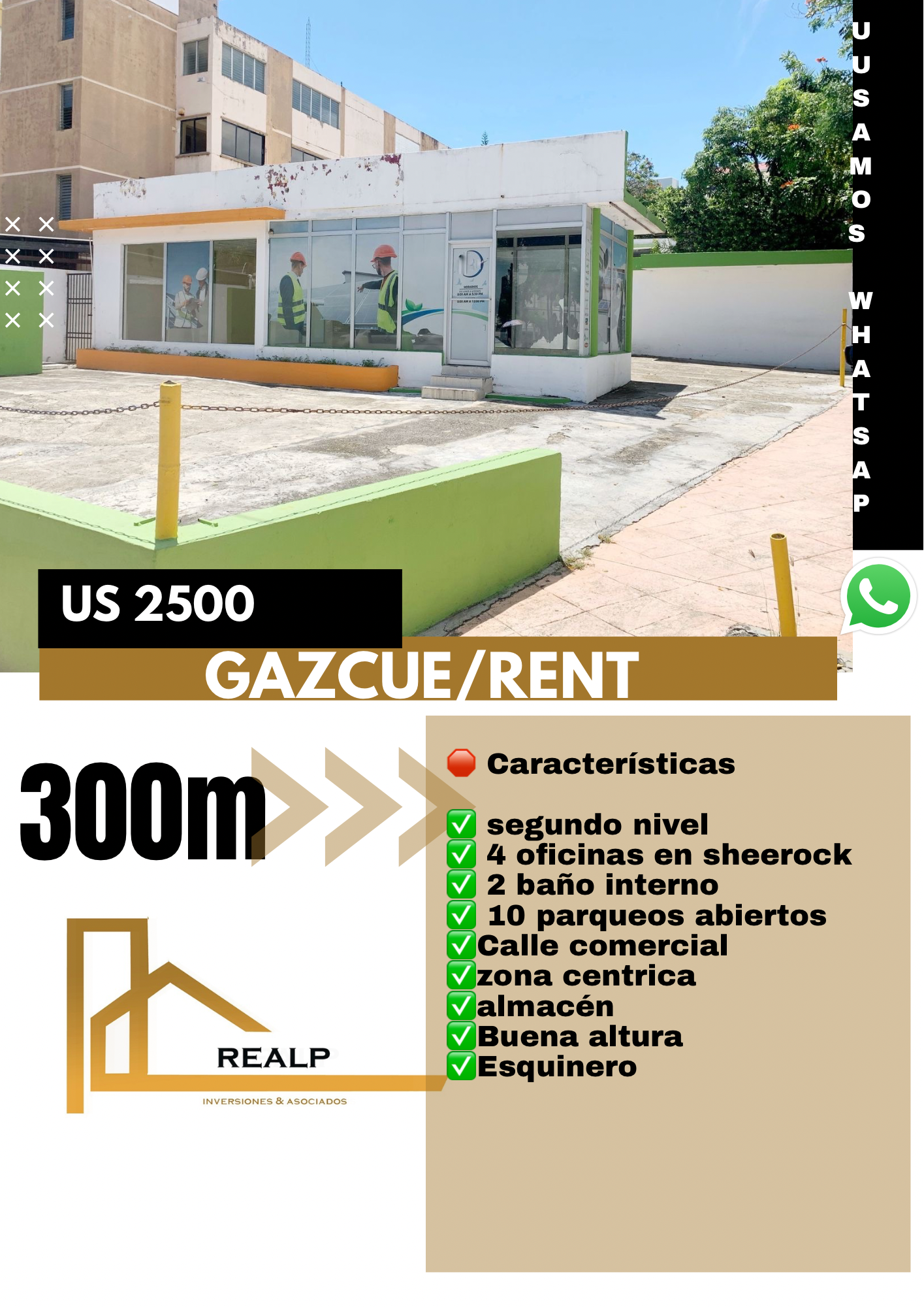 oficinas y locales comerciales - Local comercial Esquinero en alquiler gazcue