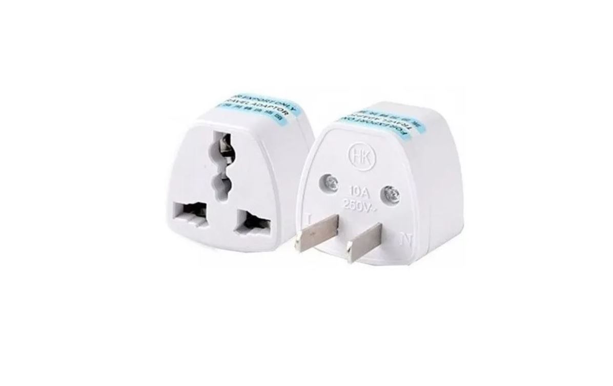accesorios para electronica - Adaptador de corriente enchufe europeo a americano 2