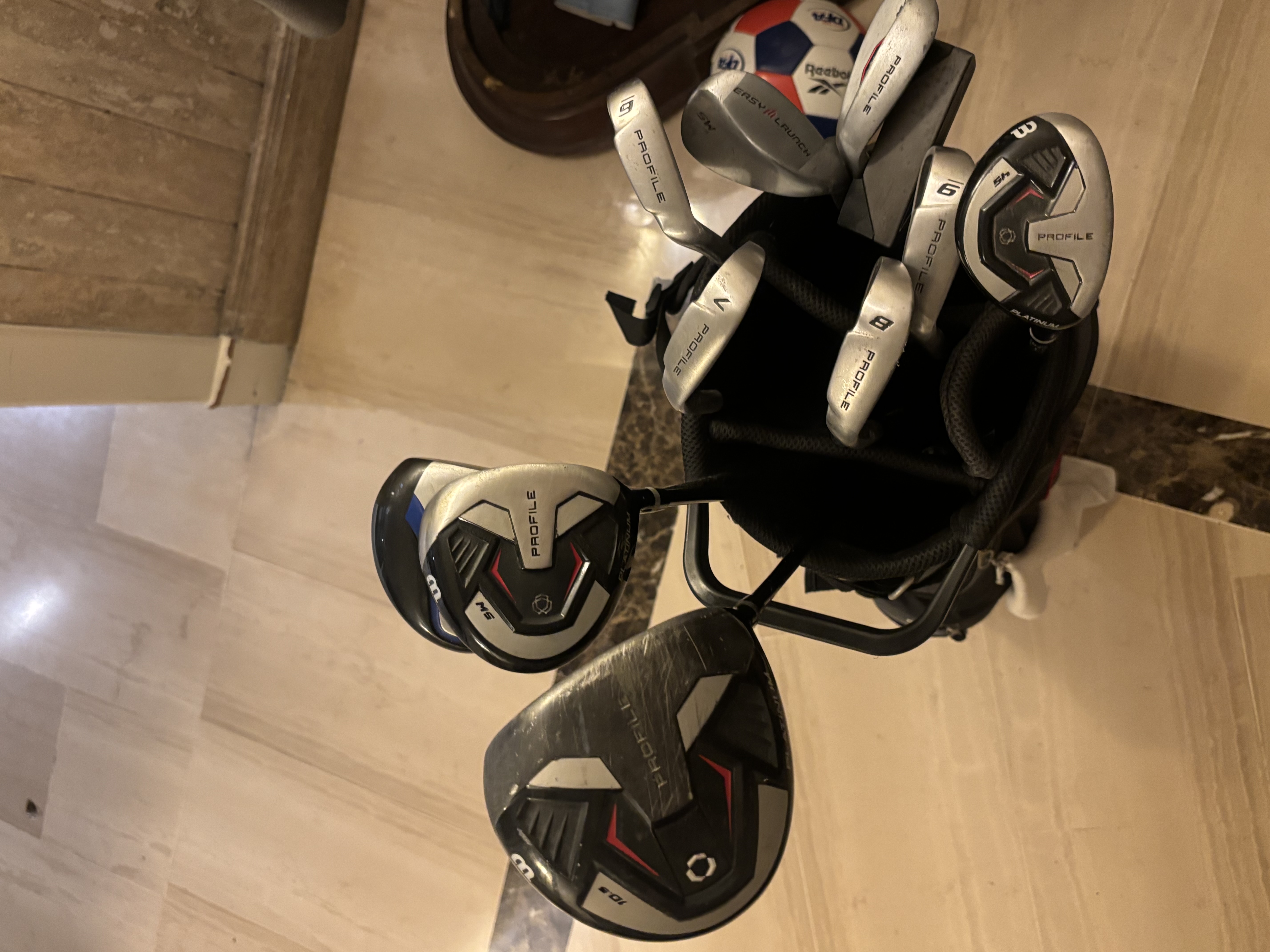 deportes - SAQUETA DE GOLF WILSON PROFILE PLATINUM PRECIO NEGOCIABLE 2