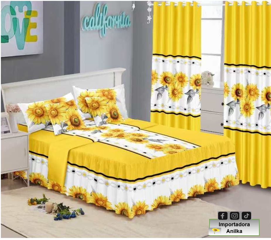 muebles y colchones - JUEGOS DE SABANAS CON ARANDELAS  9