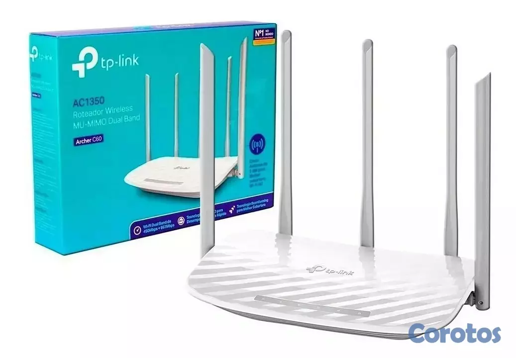 computadoras y laptops - ROUTER TP-LINK TL-ARCHER C60 AC1350  2