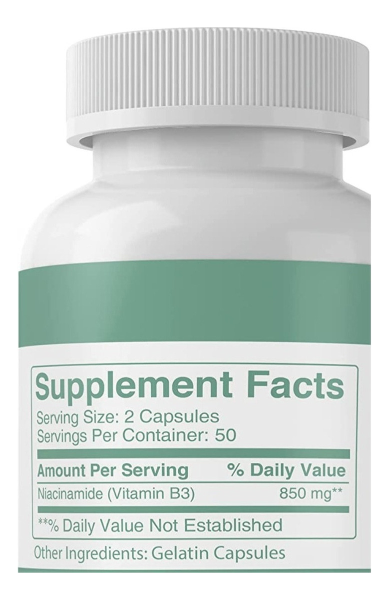 Salud y Equipamiento Médico - Niacinamida Vitamina D3 - 100 cp 1