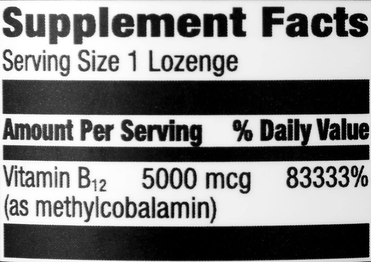 Salud y Equipamiento Médico - Vitamina B12  Amazon Elements 1