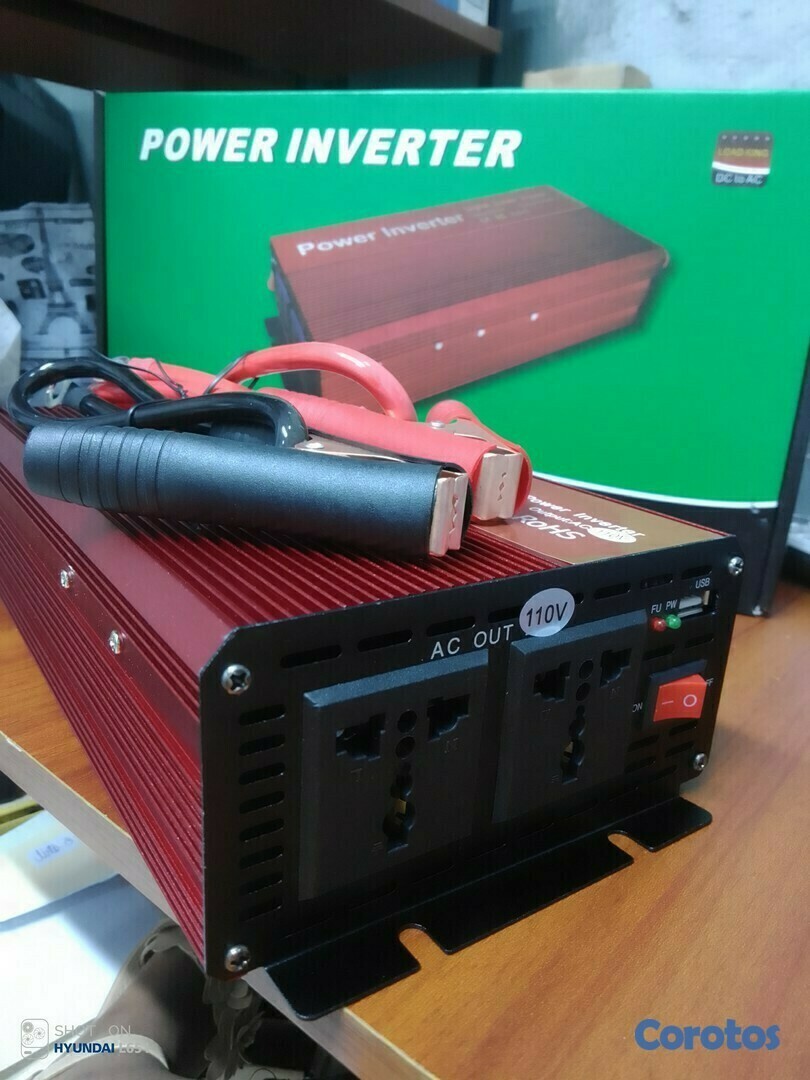 otros electronicos - Convertidor de voltaje 12v a 110v power inverter 3000w 4