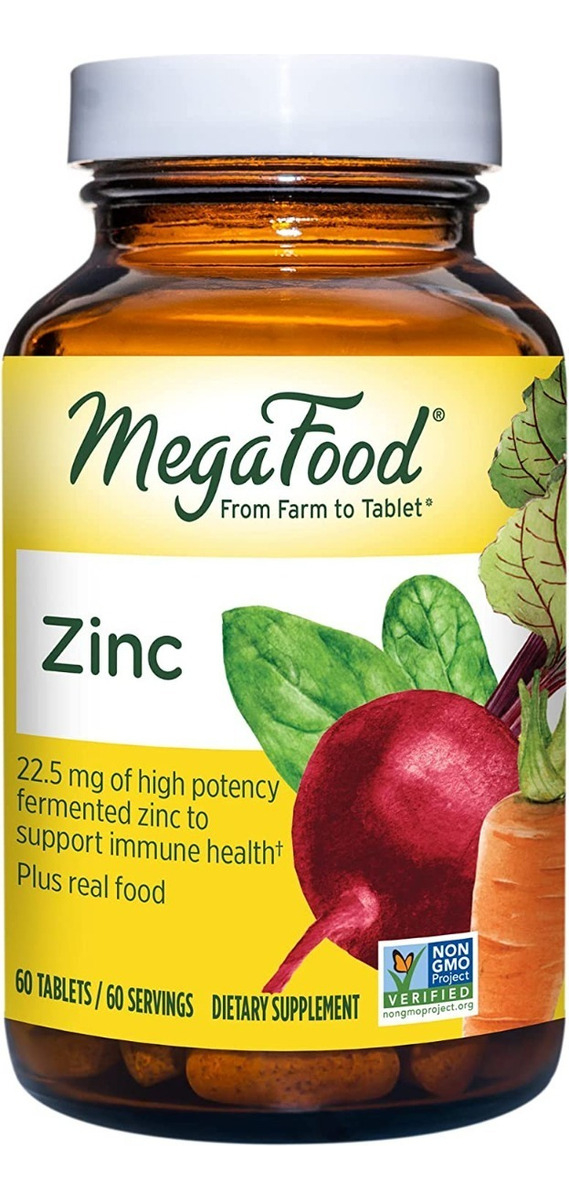 Salud y Equipamiento Médico - Zinc 60 Tab 22 Mg Megafood - Unidad 0