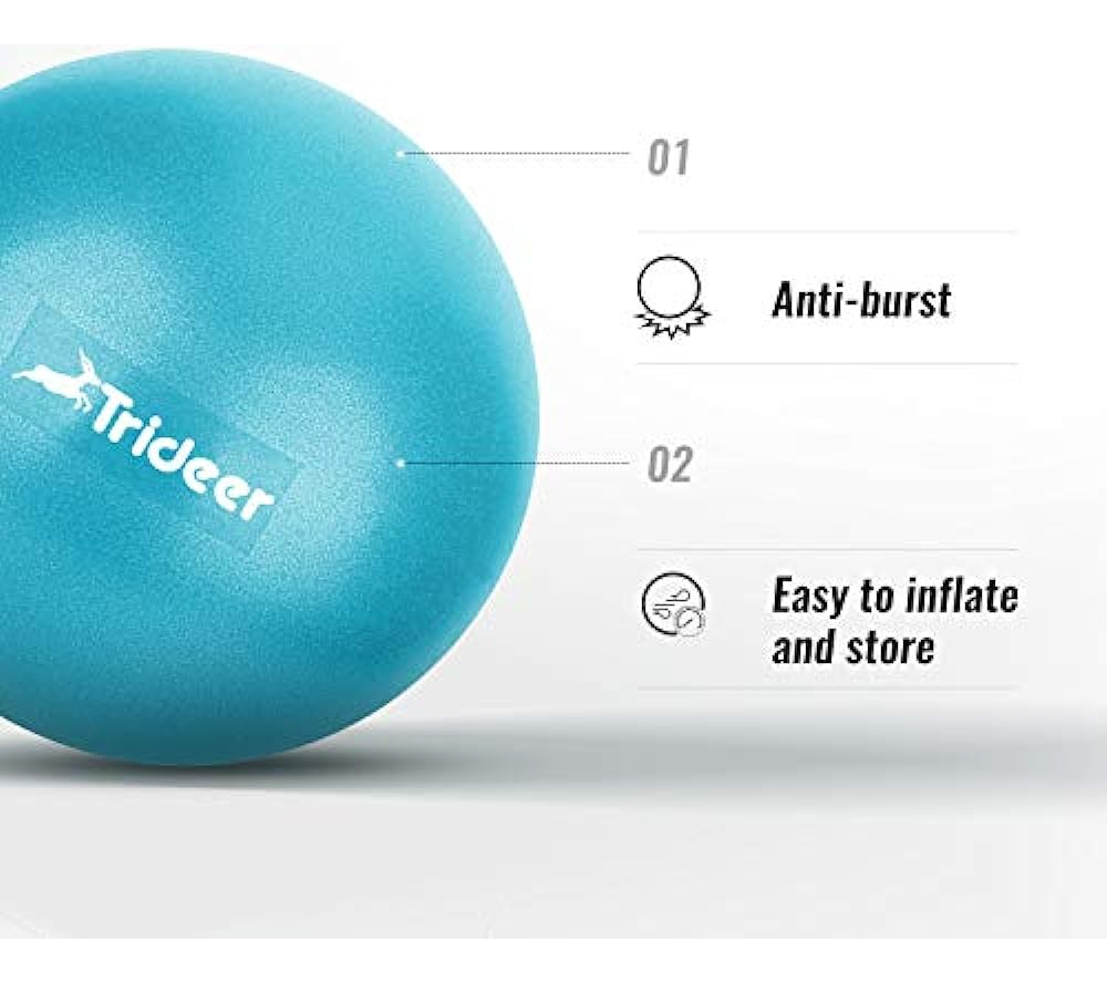 Salud y Equipamiento Médico - Pelota De Pilates Trideer Pelota De Barra Mini Pelota De Eje 3