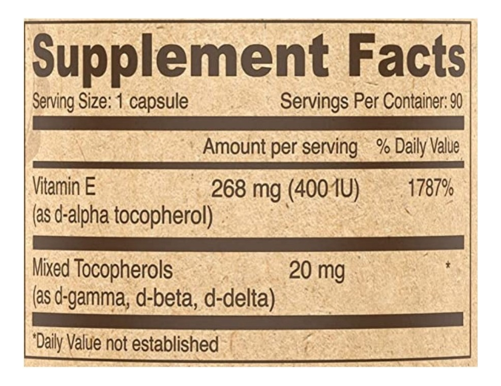 Salud y Equipamiento Médico - Vitamina E Deva Vegan Vitamins - U - Unidad A $3004 1