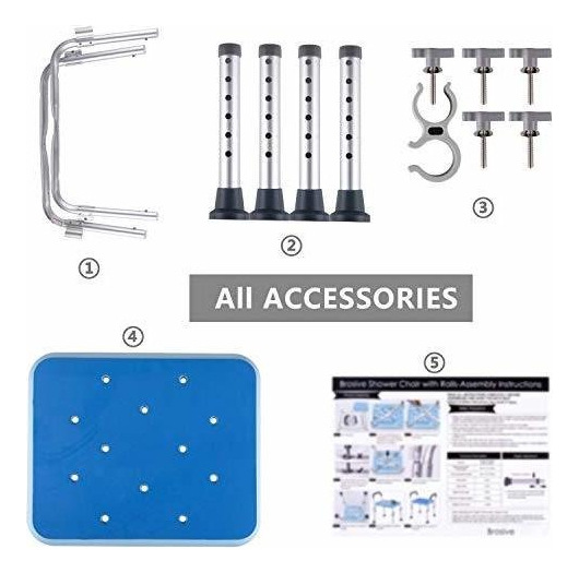 Salud y Equipamiento Médico - Silla De Baño Bancos De Ducha Banco Con Brazos 1