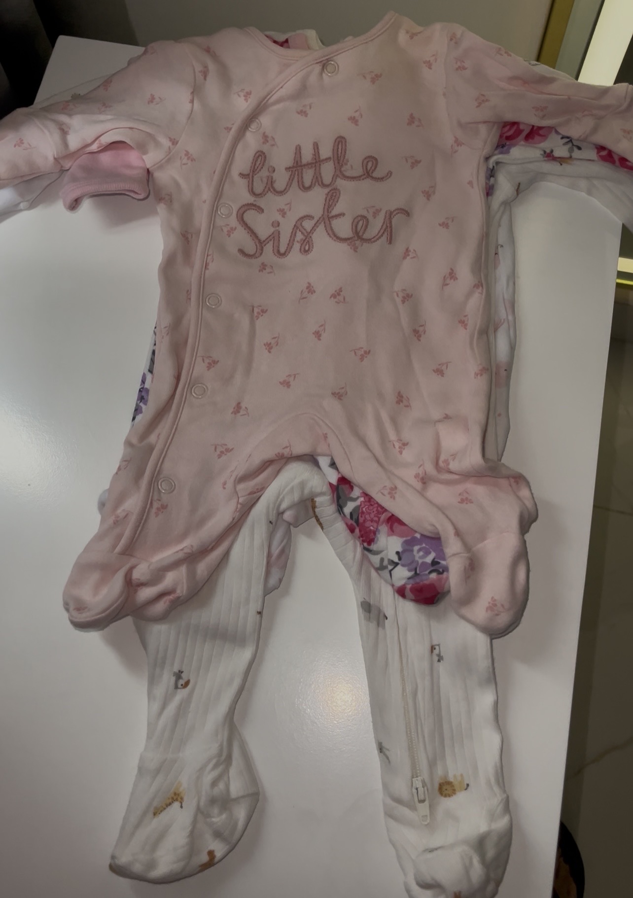 ropa y zapatos - lote de ropa de bebé niña 0-3 meses  0