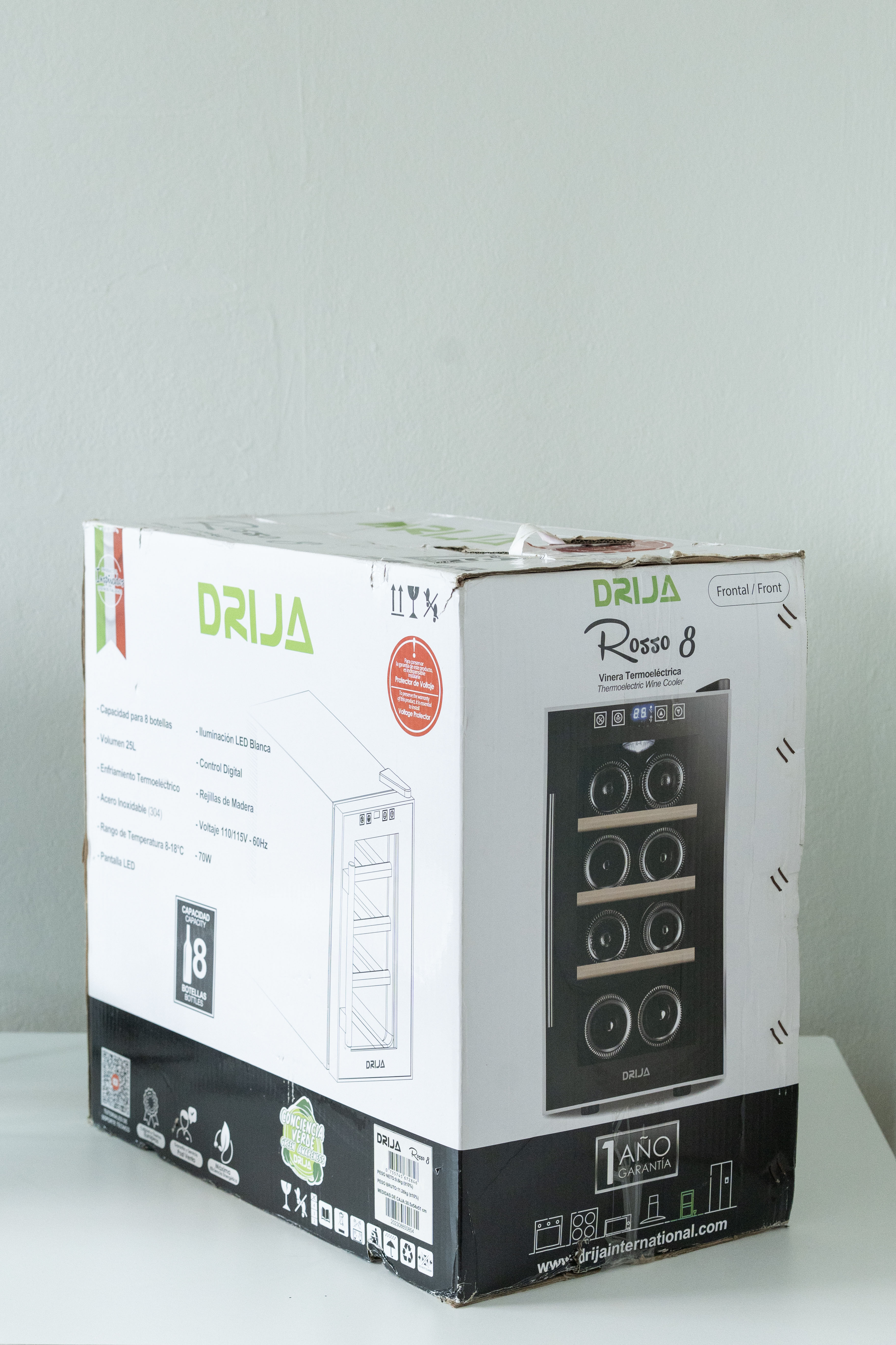 decoración y accesorios - Vinera Drija 8 Botellas Rosso 8 5