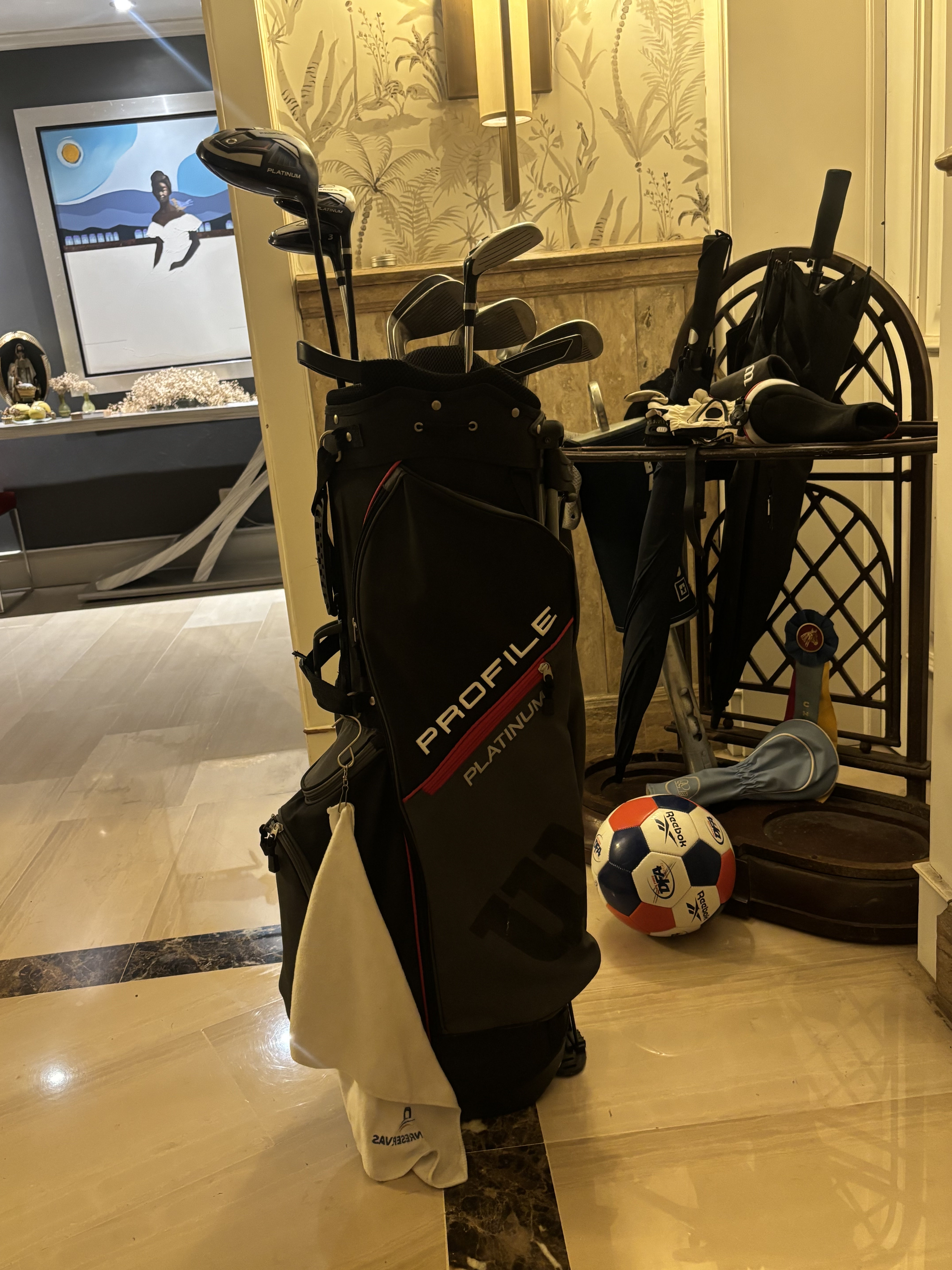 deportes - SAQUETA DE GOLF WILSON PROFILE PLATINUM PRECIO NEGOCIABLE 3
