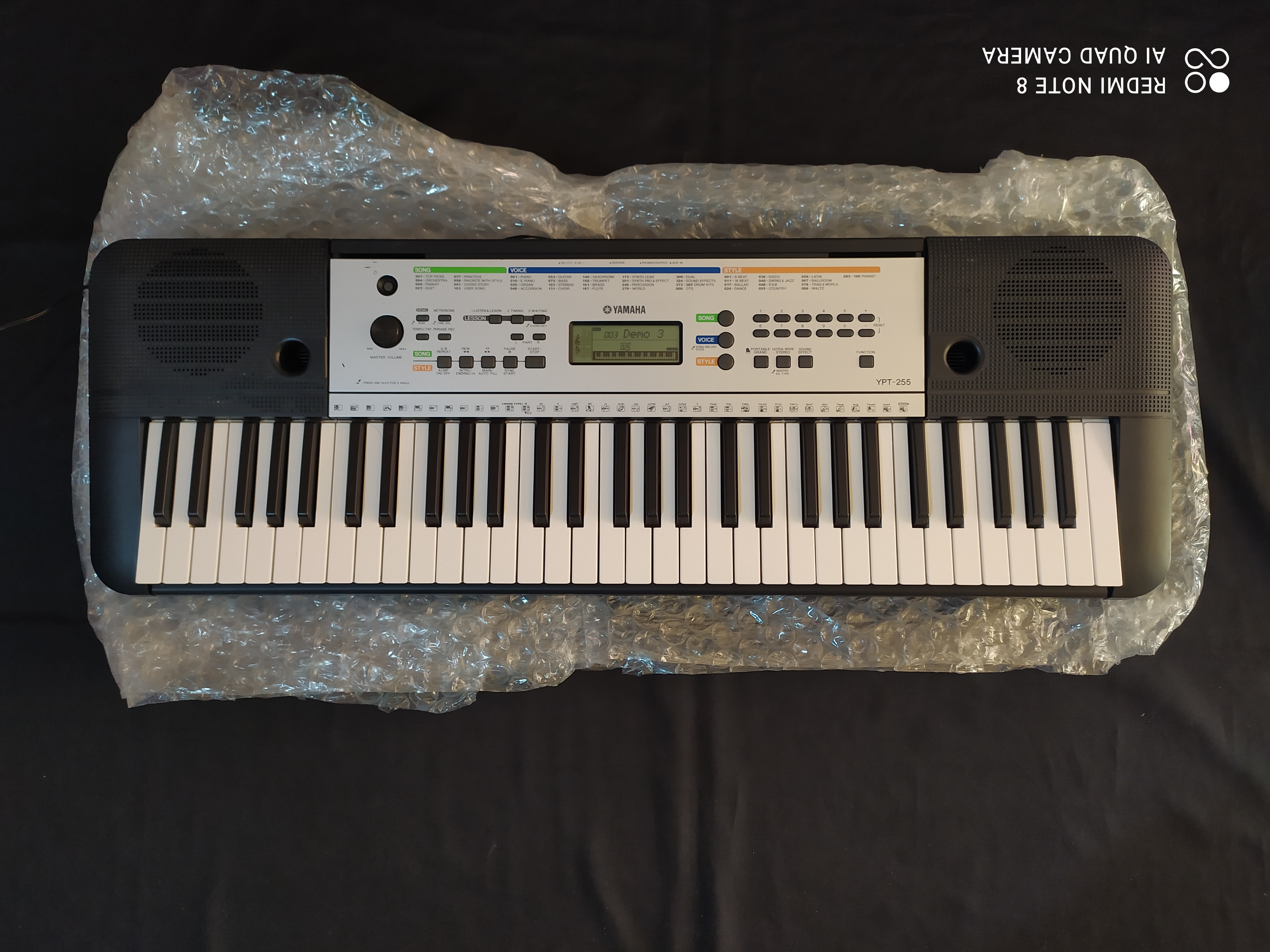 instrumentos musicales - PIANO YAMAHA YPT 255 5 OCTAVAS !!BUEN ESTADO!! 0