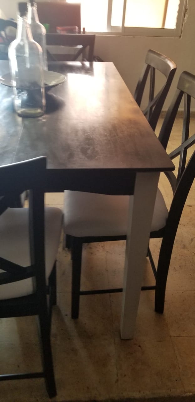 muebles y colchones - comedor usado 6 sillas importados ni roto ni flojo bien de pintura  4