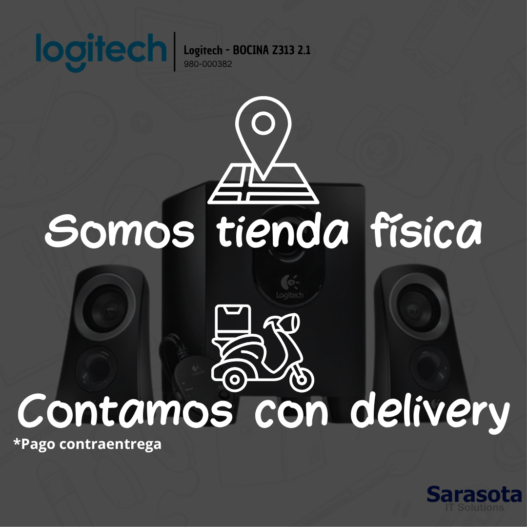 camaras y audio - Logitech - BOCINA Z313 2.1  1