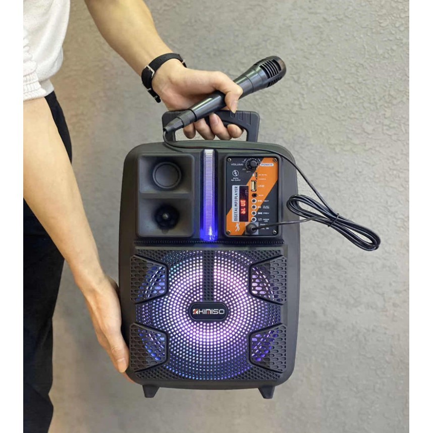 otros electronicos - Bocina 8" Pulgadas Mediana + microfono + control. KIMISO 2000watts 4