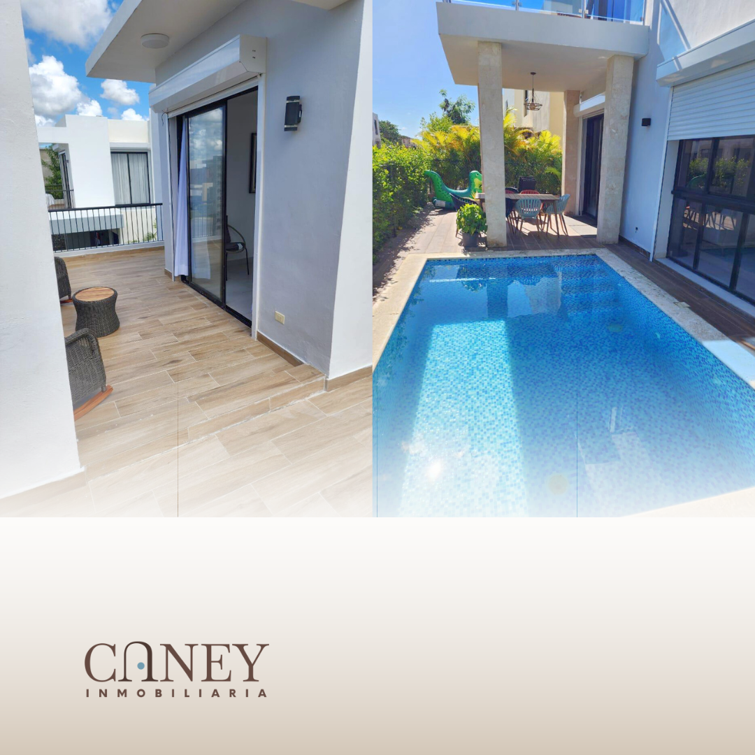 casas - Villa Punta Cana Vista Cana Amueblada 5