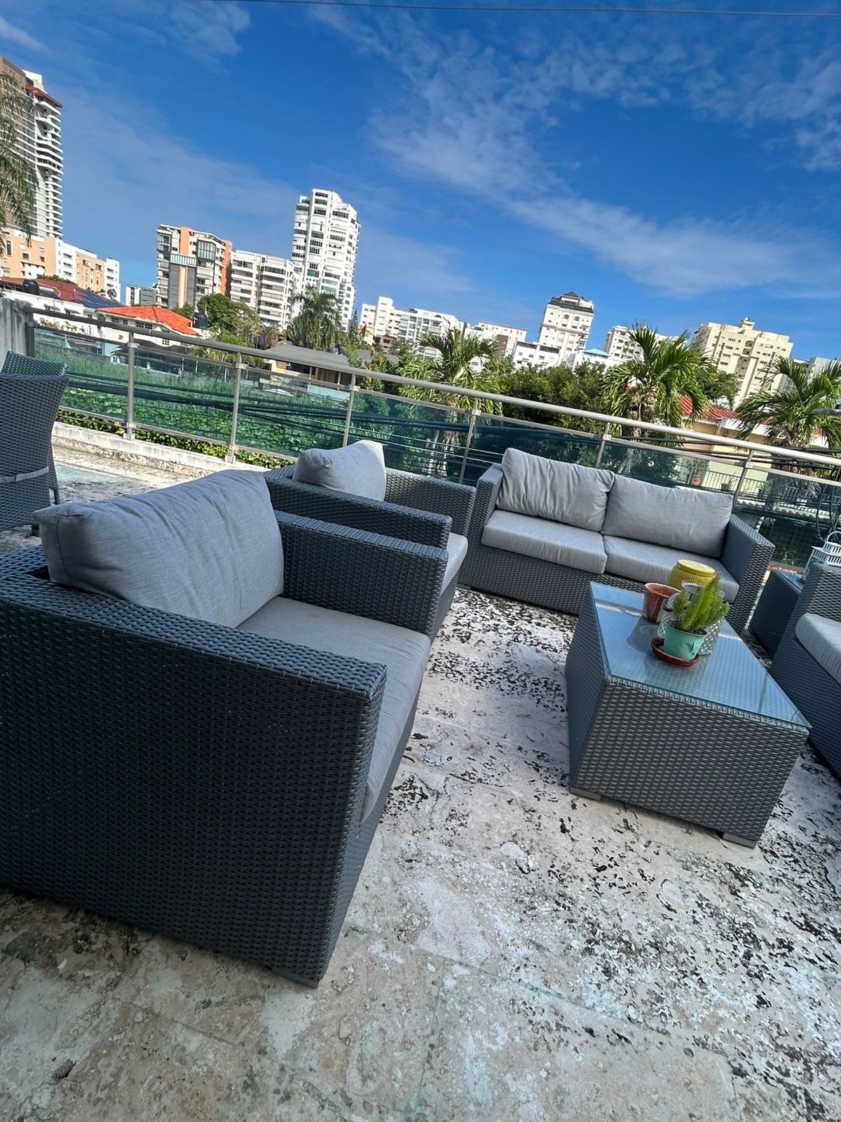 muebles y colchones - juego de muebles exterior 1