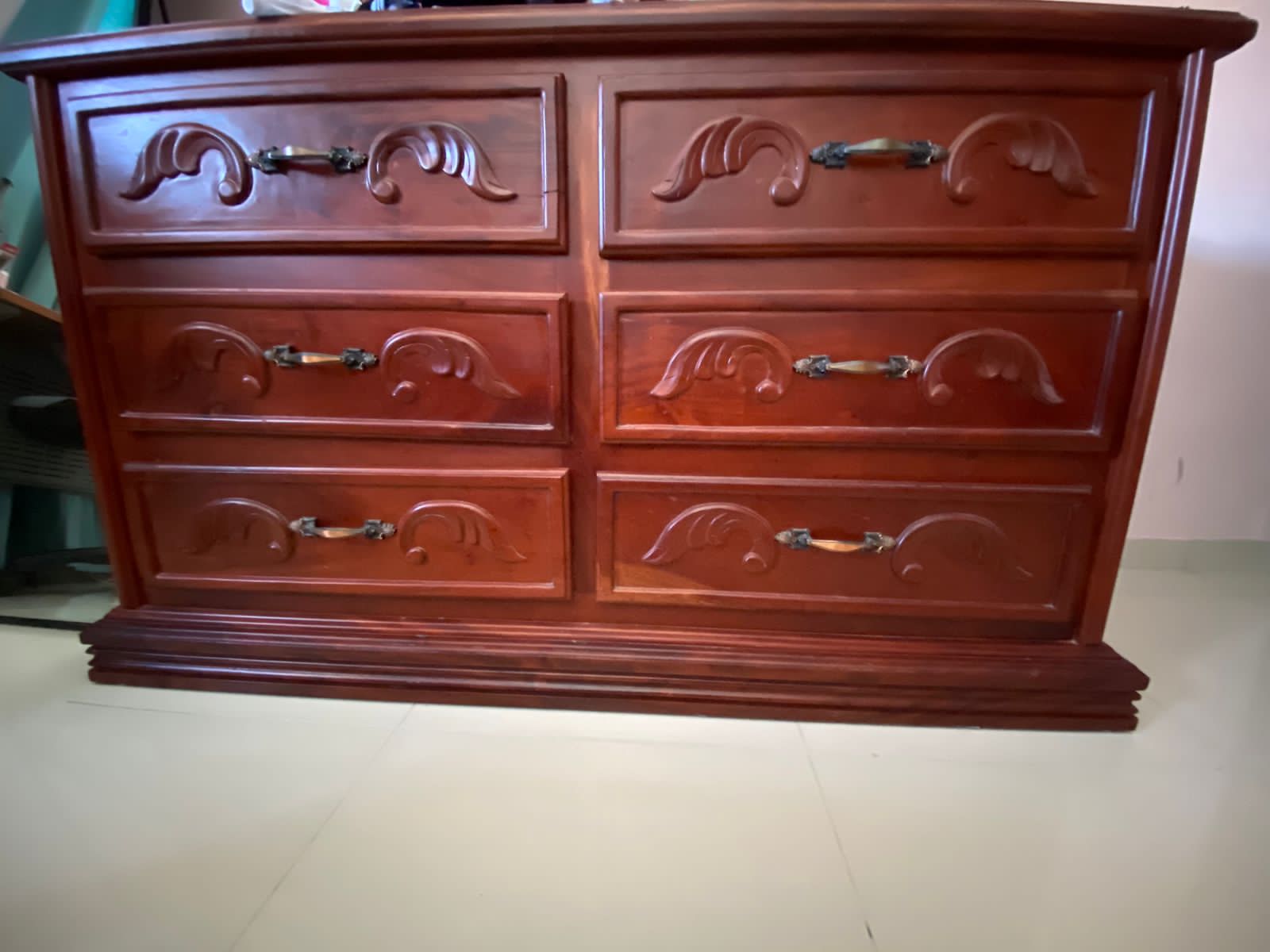 muebles y colchones - Juego de habitación en caoba 100% 7
