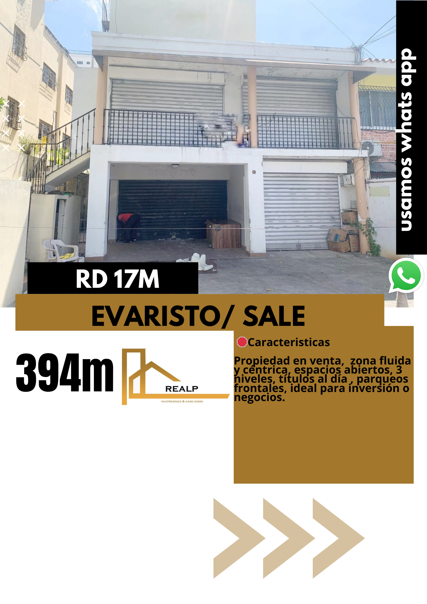 oficinas y locales comerciales - Propiedad comercial en Evaristo  0