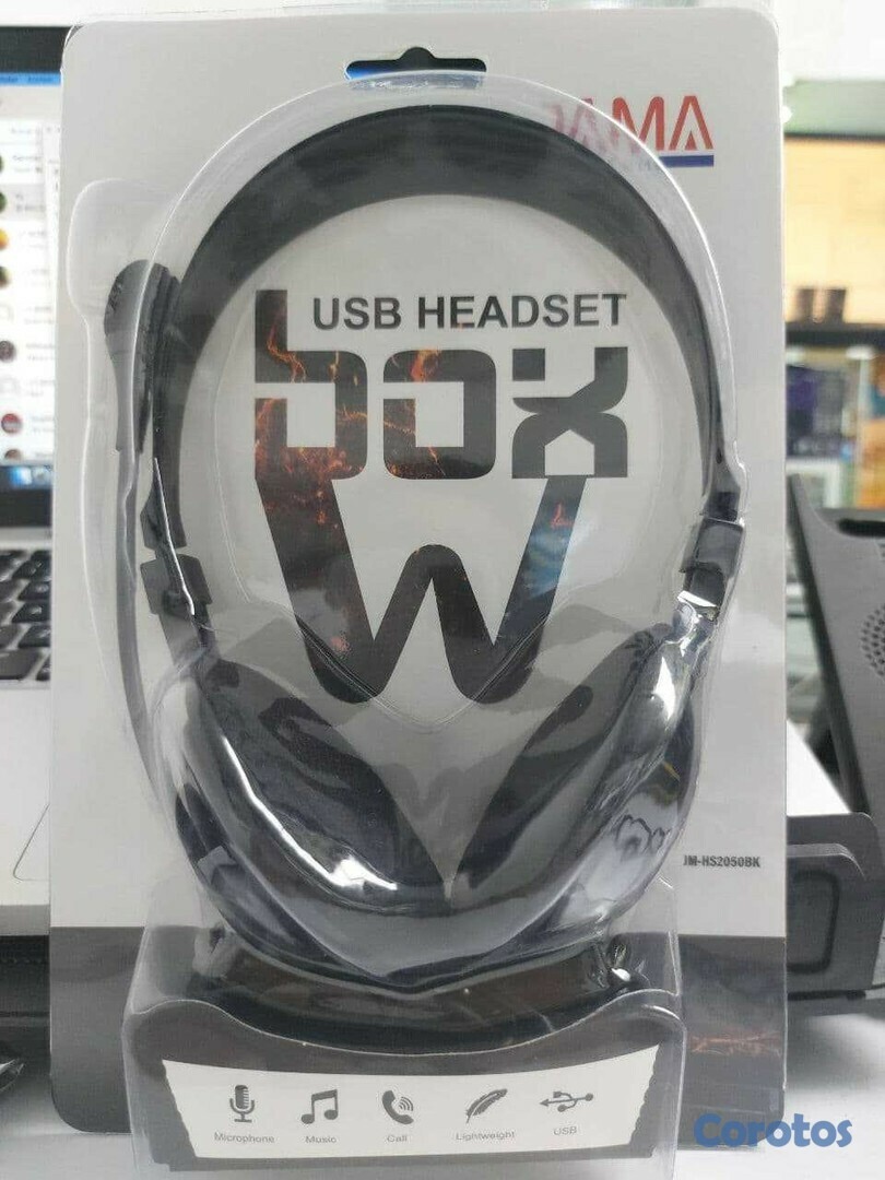 computadoras y laptops - Audifonos usb JAMA  Alámbricos USB Con Micrófono Y Control De Volumen  1