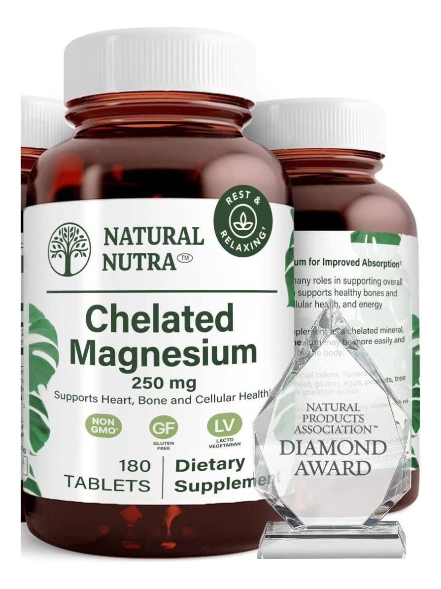 Salud y Equipamiento Médico - Quelado De Magnesio 250mg Nature 0