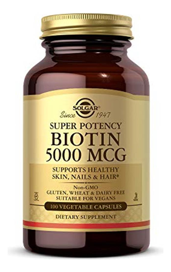 Salud y Equipamiento Médico - Solgar Biotina 5000 Mcg 100 Capsulas 0