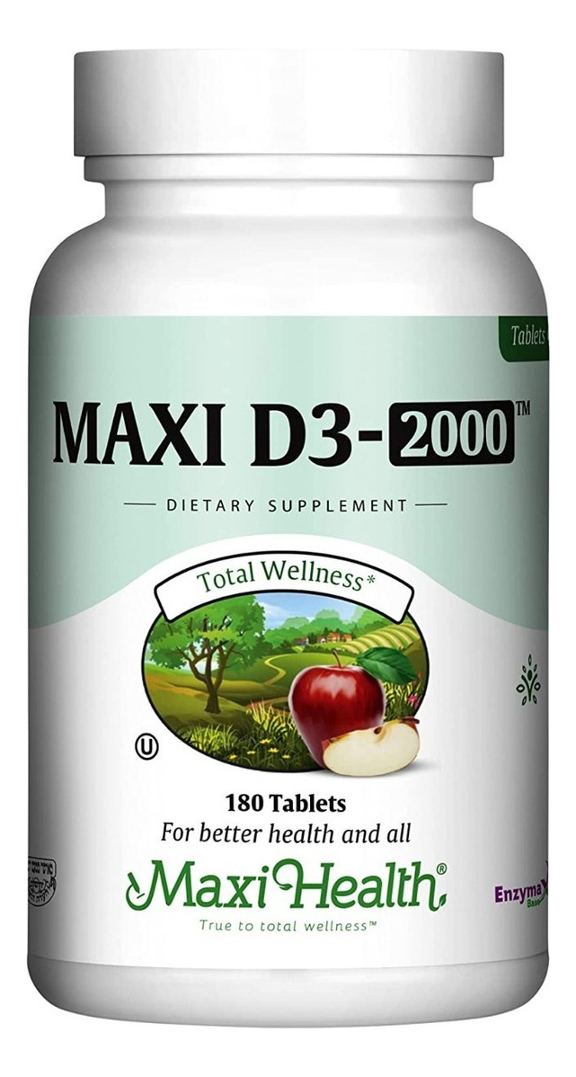 Salud y Equipamiento Médico - Vitamina D3 180tabs Maxi Health 0