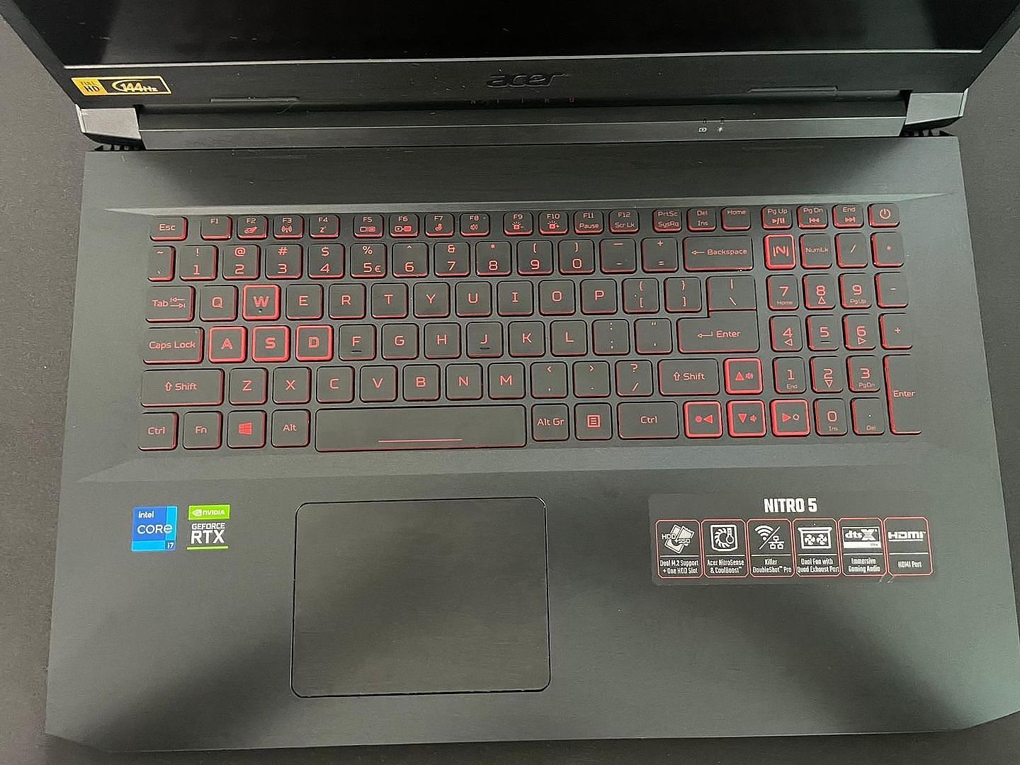computadoras y laptops - LAPTOP GAMER DE ALTO RENDIMIENTO — ACER NITRO 5 17.3” RTX 3050 Ti  2