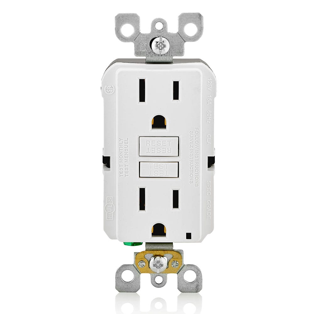 herramientas, jardines y exterior - Tomacorrientes leviton con protección alto voltaje 1