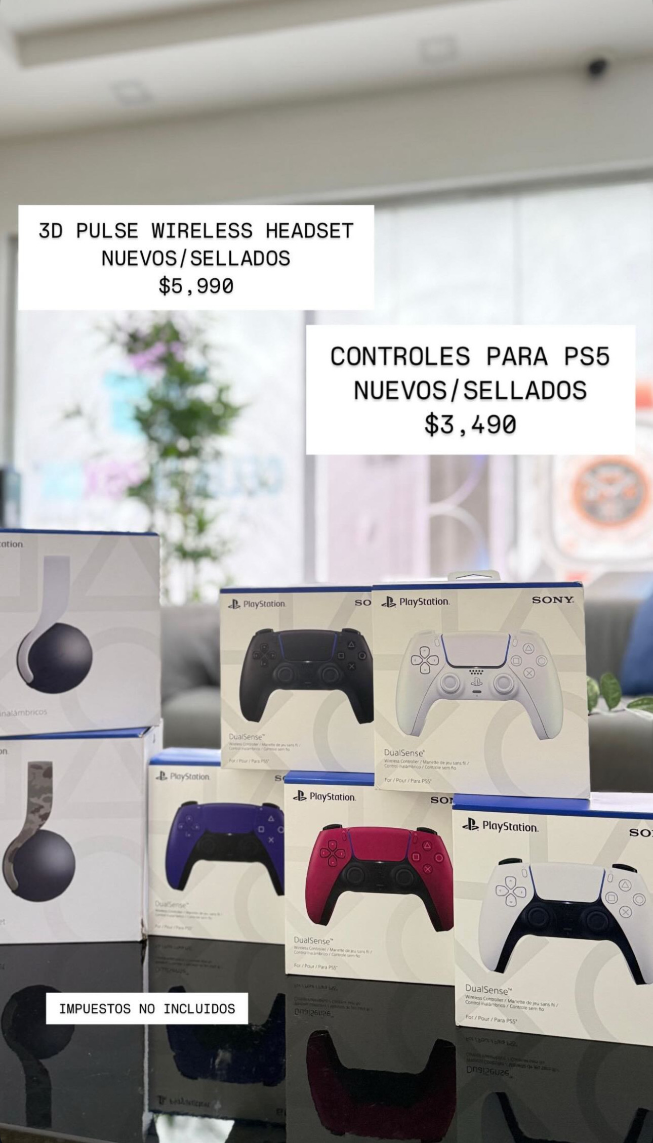 consolas y videojuegos - CONTROLES PARA PS5 / AUDÍFONOS 3D PULSE WIRELESS HEADSET 0