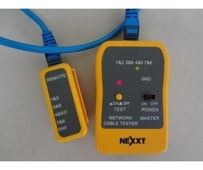 computadoras y laptops - PROBADOR DE CABLES NEXXT PARA REDES P/CONECTORES RJ45, RJ11, Y RJ12 2