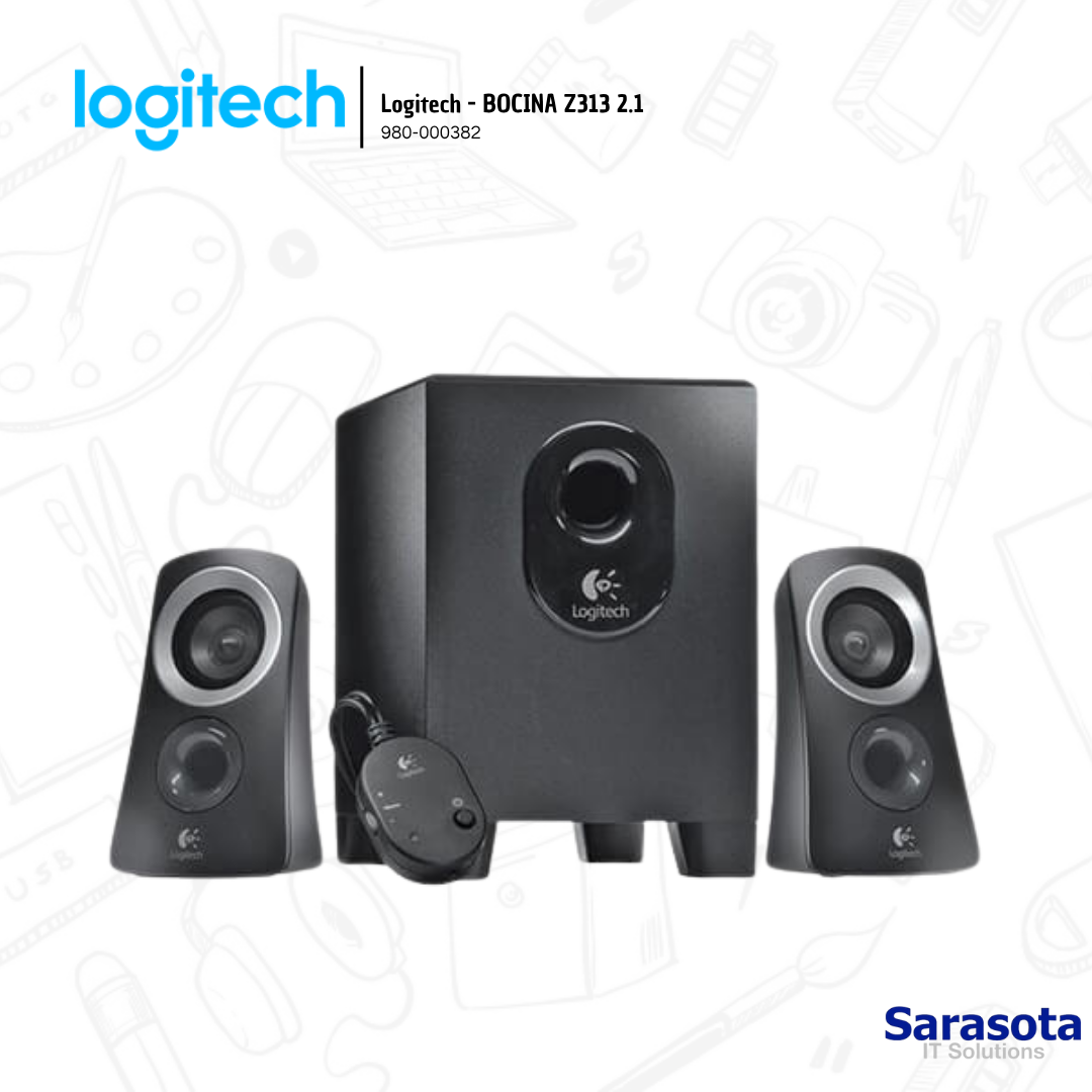camaras y audio - Logitech - BOCINA Z313 2.1 
