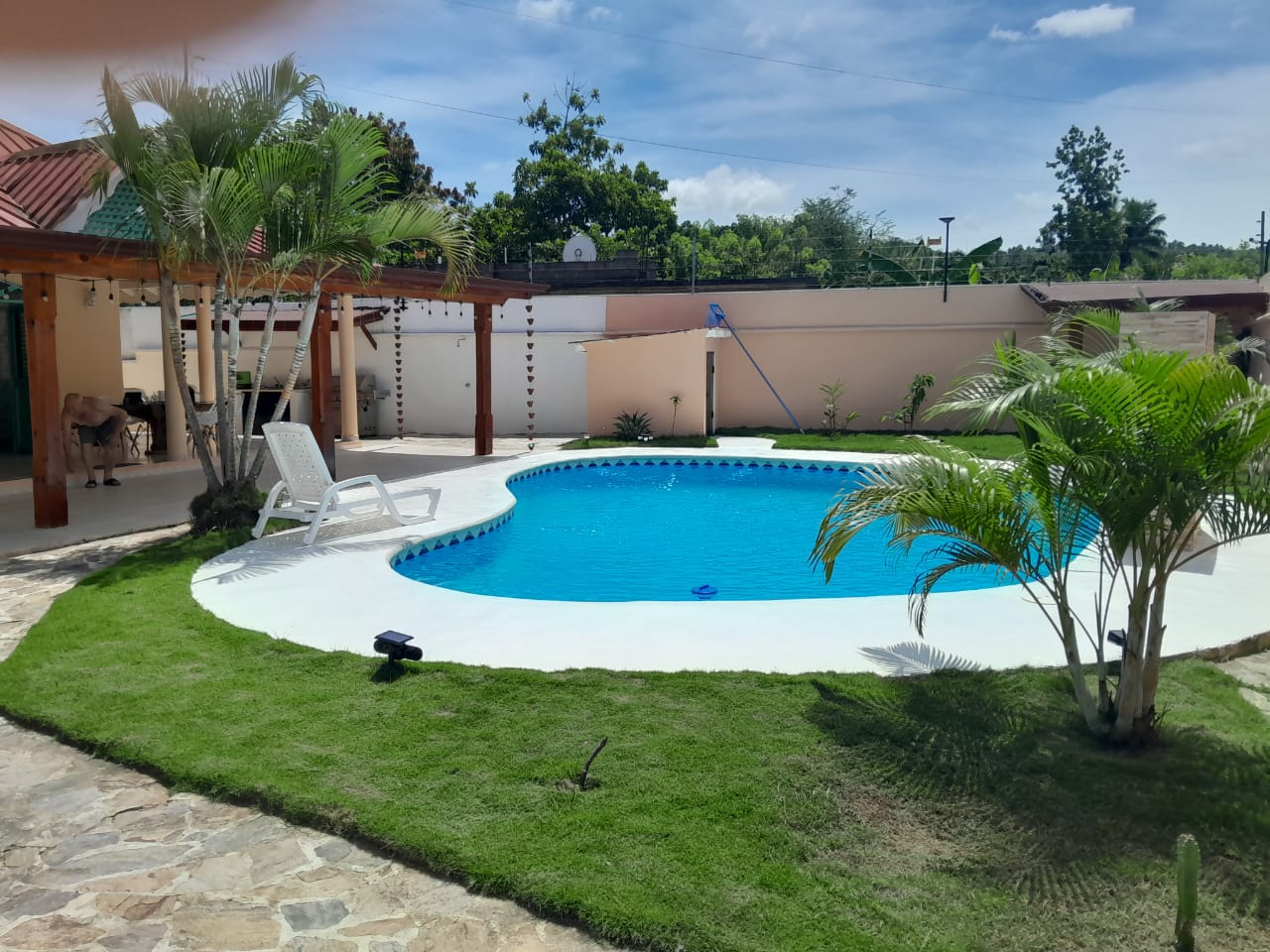 casas vacacionales y villas -  una villa de ensueño con piscina Limon/Las Terren 1