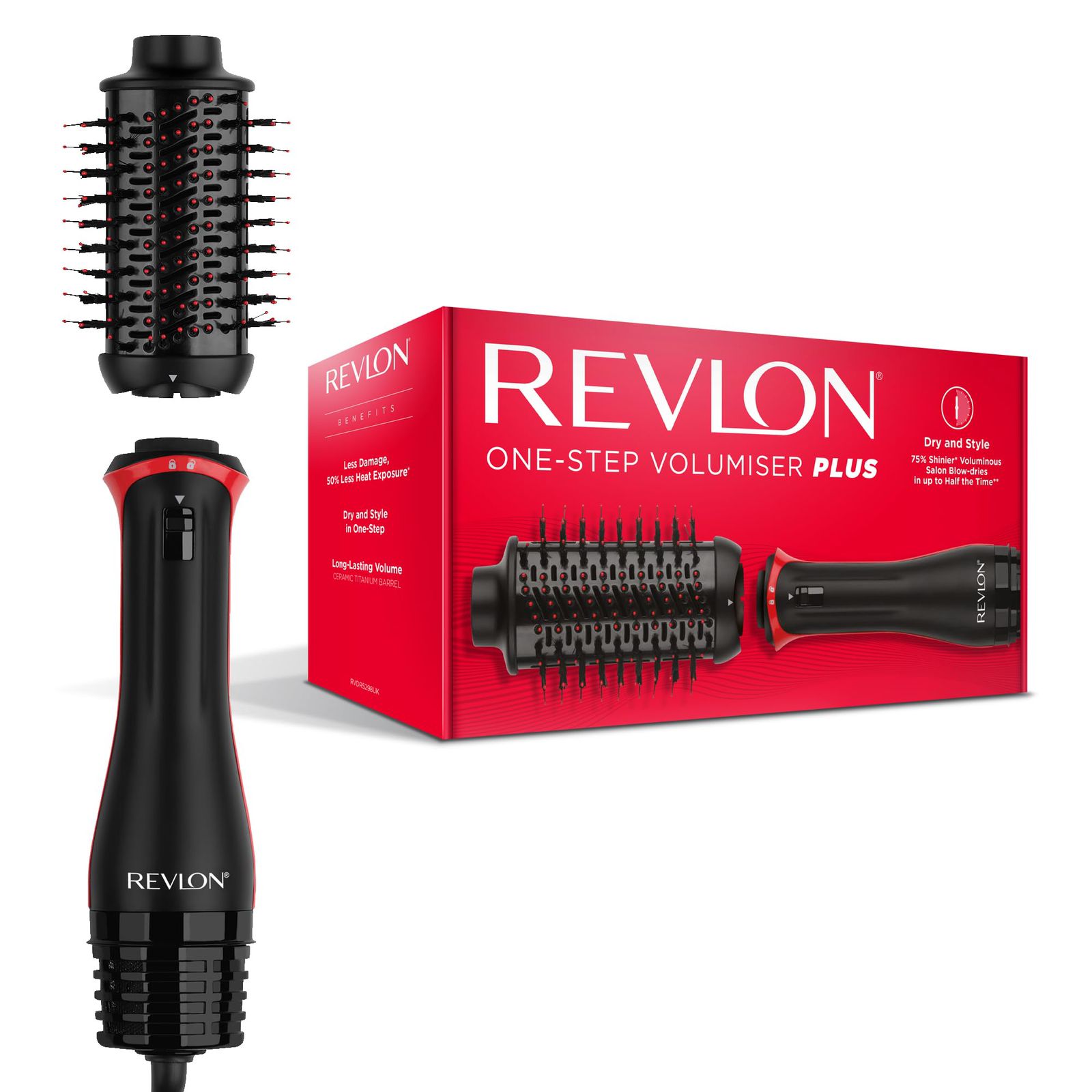salud y belleza - Cepillo Revlon One Step Volumizer Plus