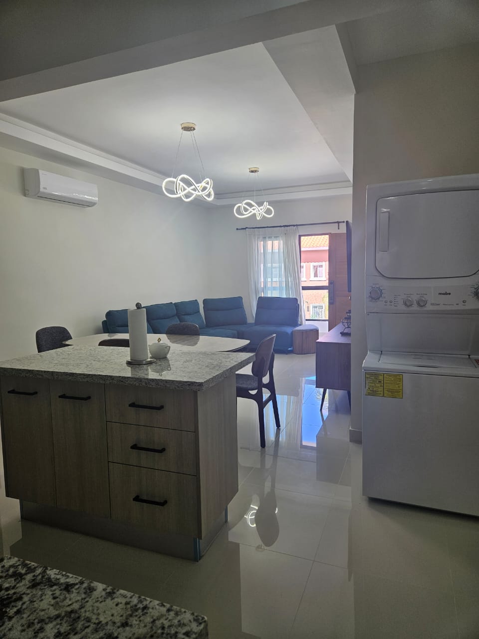 apartamentos - Alquiler de apartamento amueblado  2 Hab Bavaro 3
