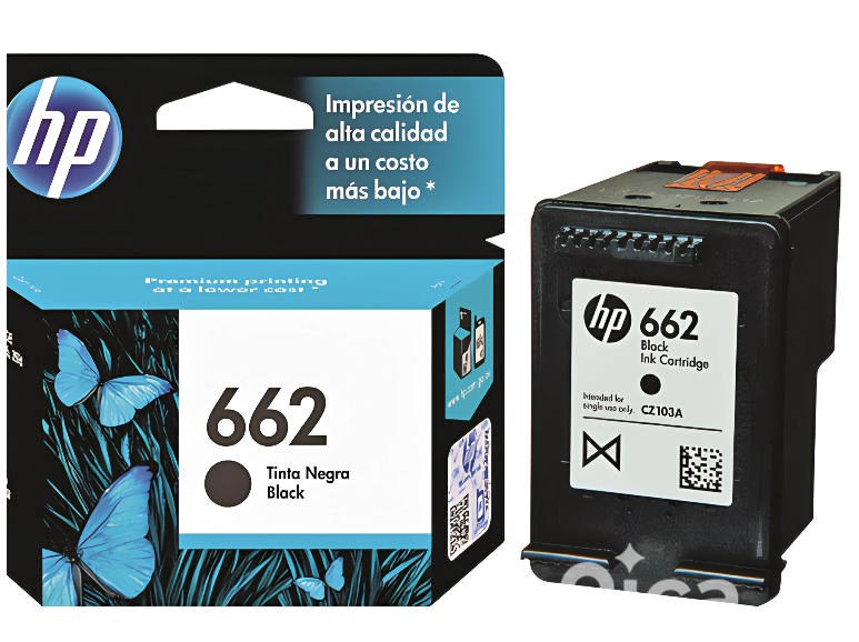 impresoras y scanners - Cartuchos De Tinta 662 Hp Color Y Negro