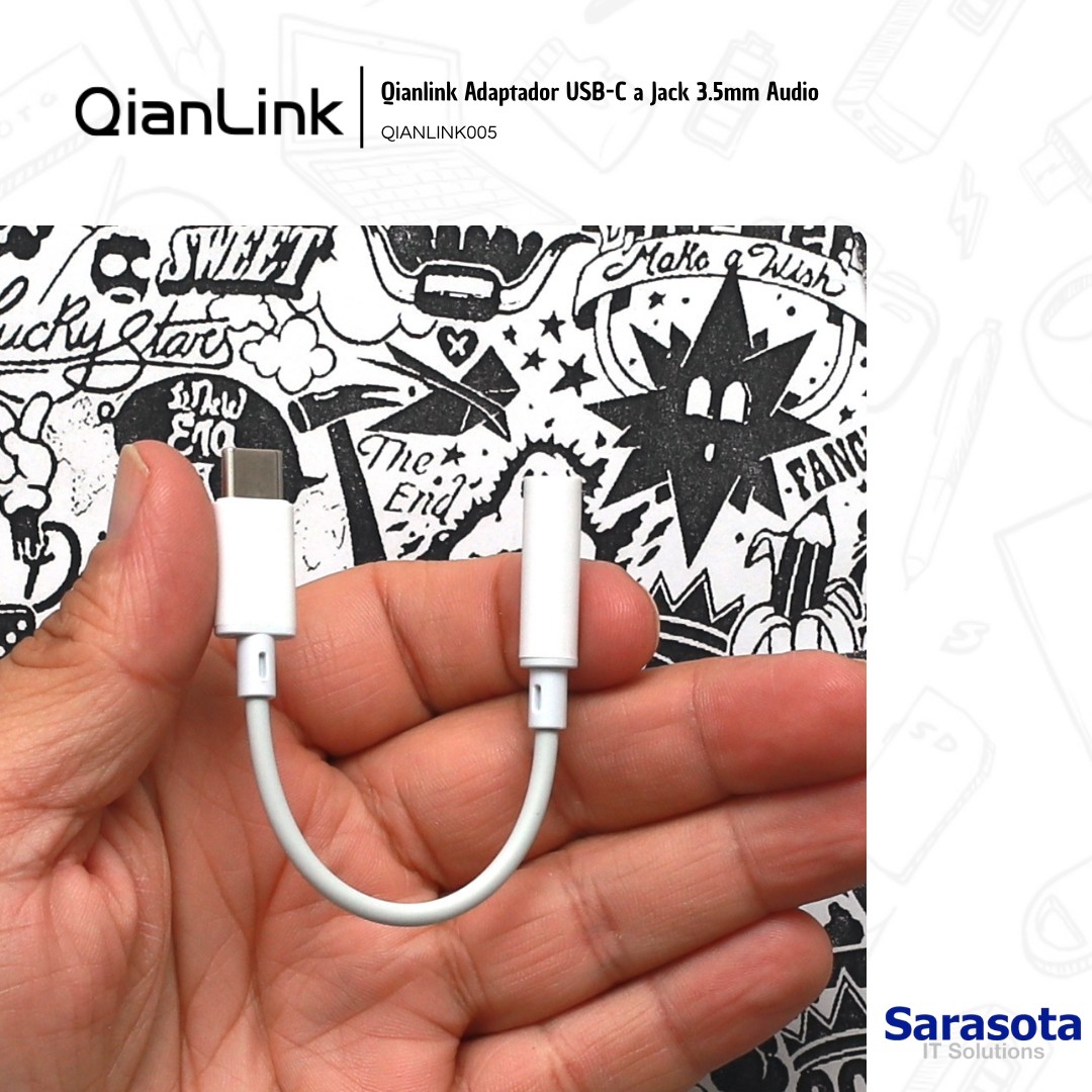 accesorios para electronica - Adaptador USB-C a Jack 3.5mm Audio Qianlink 0