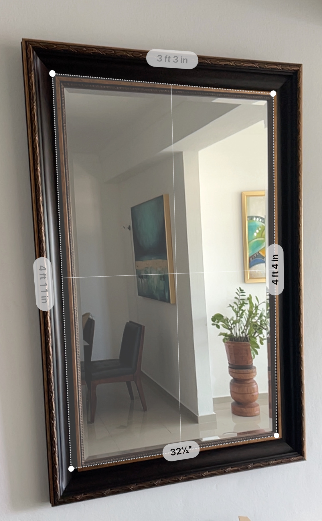 arte y antigüedades - De oportunidad! Espejo decorativo  2