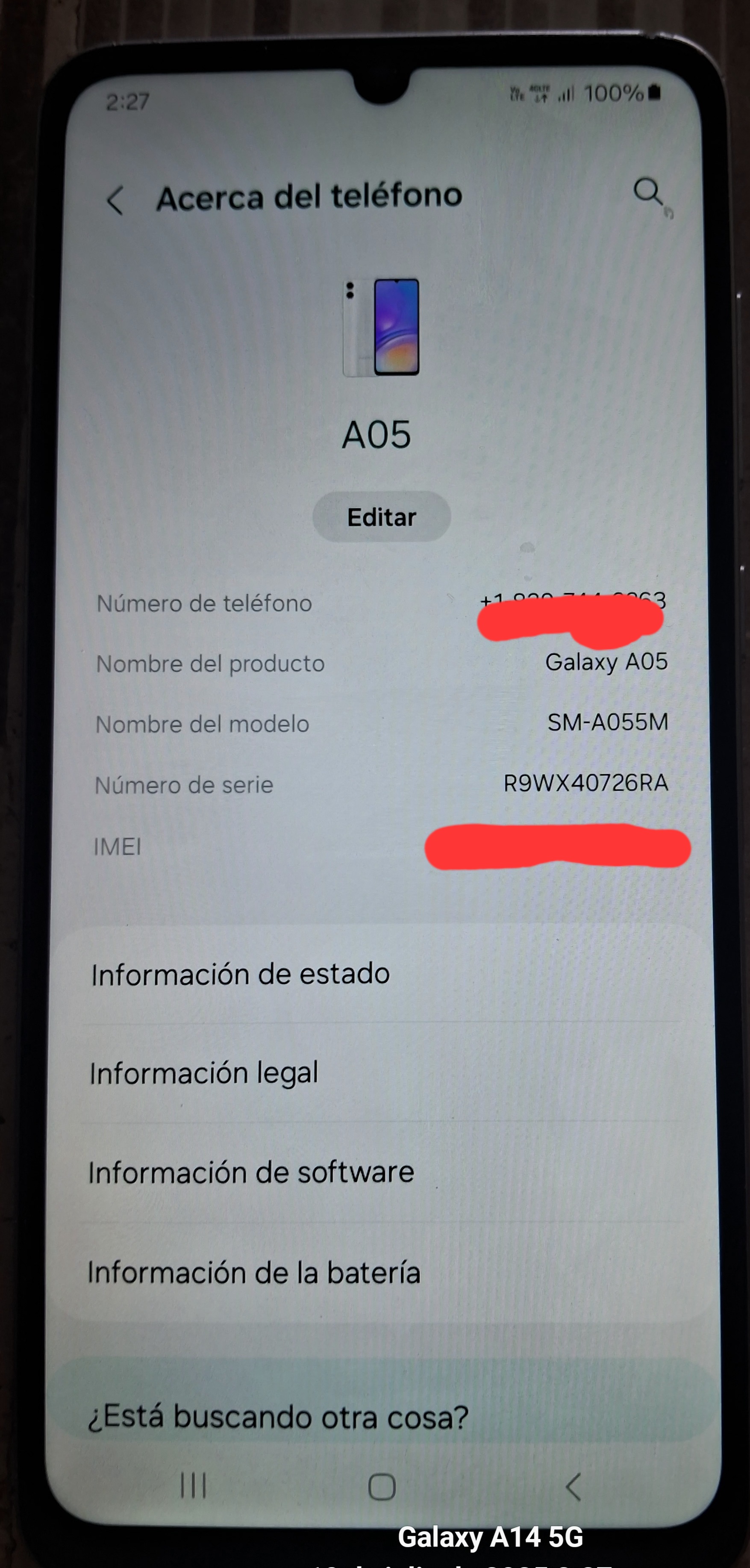 celulares y tabletas - Vendo celular Samsung Galaxy 