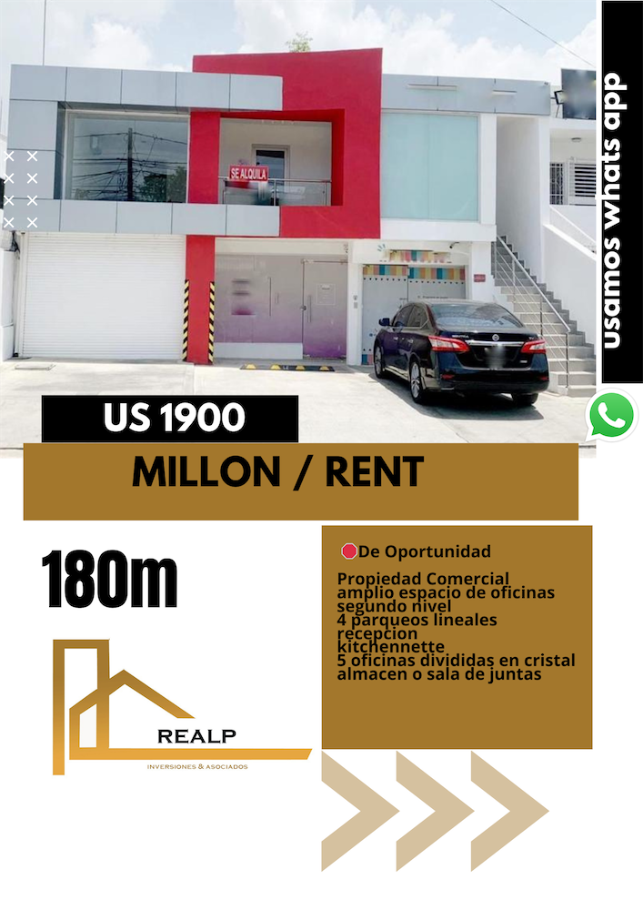 oficinas y locales comerciales - Local comercial en el millon 0
