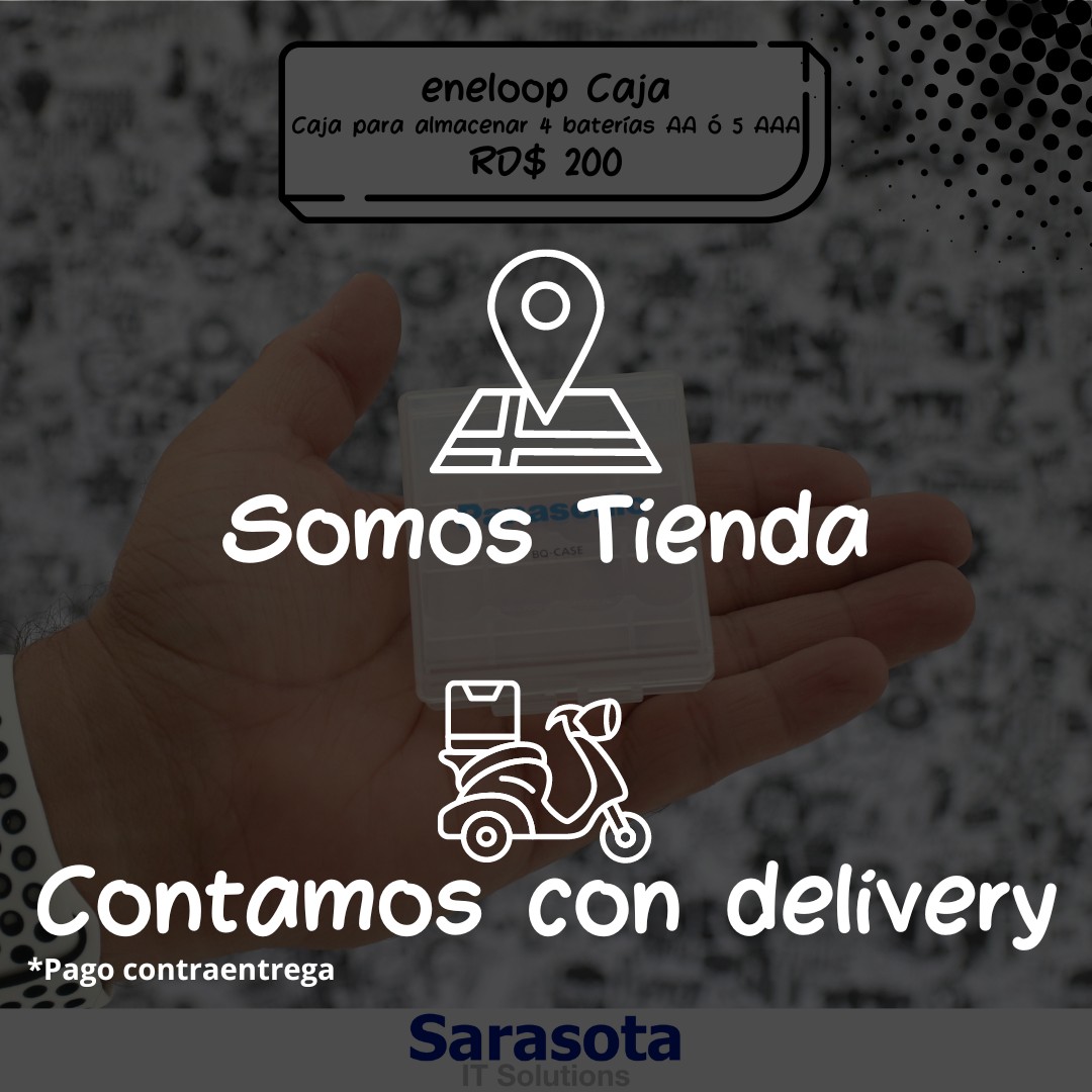 accesorios para electronica - Caja para almacenamiento de Baterías eneloop by Panasonic (Somos Sarasota)
 2