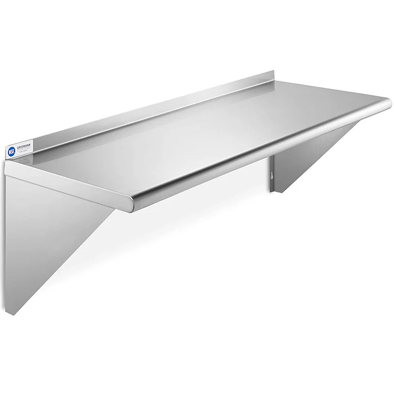 equipos profesionales - Repisa de pared en acero inoxidable  1