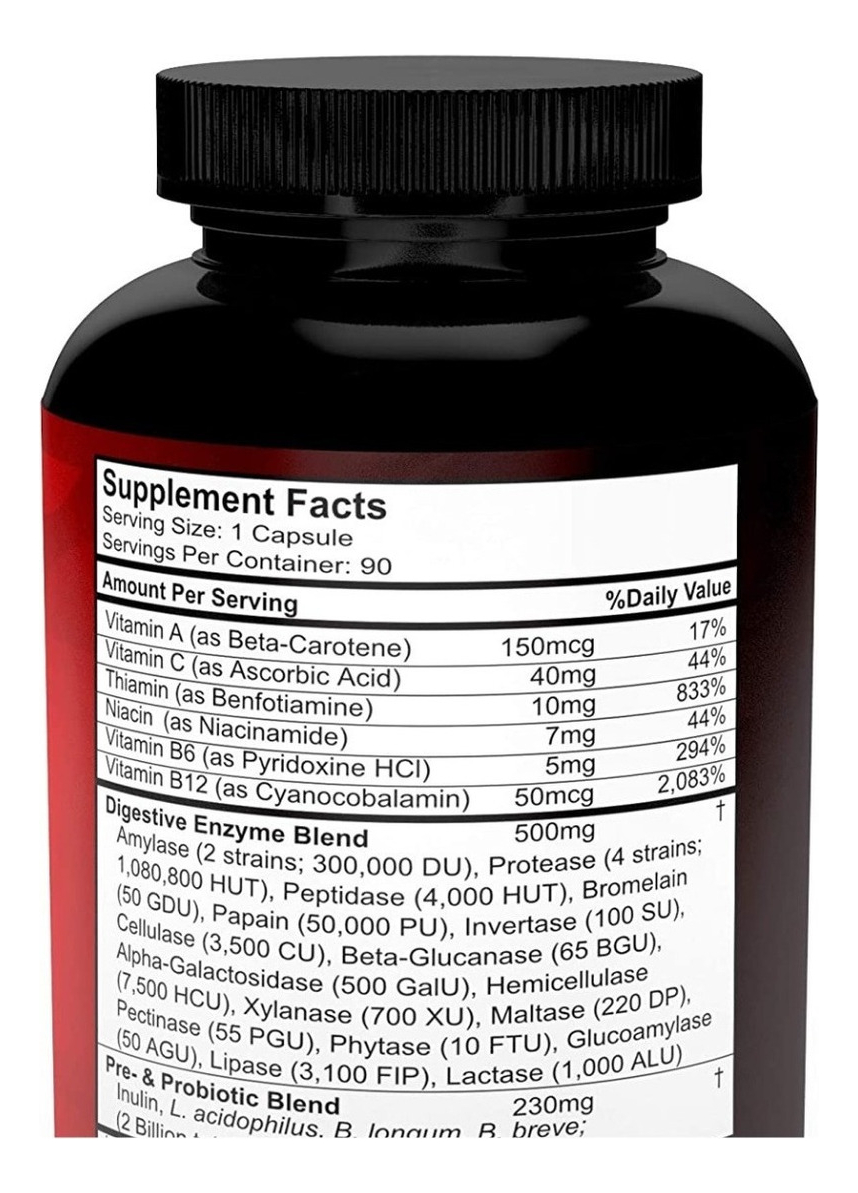 Salud y Equipamiento Médico - Enzimas Digestivas Divine Bount 1